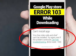 If you can't download or update apps on your iphone or ipad open the app store and sign in if a blue account icon appears at the top of the app store, you might not be signed in. Fixed Error Code 103 In Google Play Store While Downloading Apps Android Errors Solutions