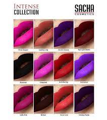 Sacha Cosmetics Intense Collection Matte Lipsticks They Go On Well And Last All Day Showstopper Selfiep Diy Purple Lipstick Too Faced Lipstick Love Makeup