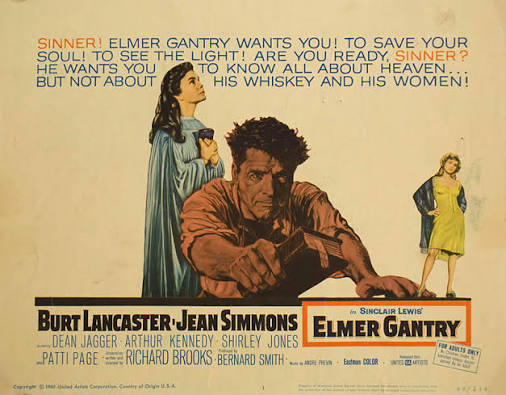 Elmer Gantry Original 1960 U.S. Title Card - Posteritati Movie Poster  Gallery