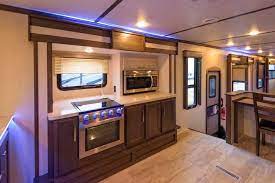 Momentum can handle your toys and provide the comforts you have become used to enjoying. Front Kitchen Toy Hauler Fifth Wheel Novocom Top