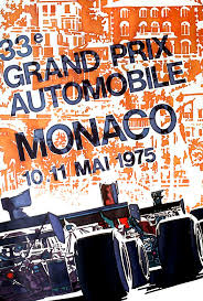 Rainier iii, prince of monaco, congratulates the austrian. The Monaco Grand Prix Twenty Four Vintage Posters Flashbak