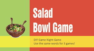A rhythm game that's great for large groups of people. Salad Bowl Game Perfect Game Night Fun