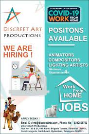 Latest Animation And Vfx Remote Jobs Pune Hyderabad Mumbai