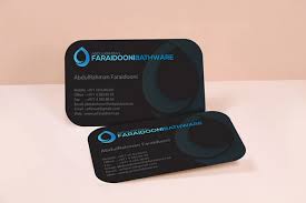 With our fast and affordable design services. Round Corner Die Cut Business Card Printing Services In Ajman