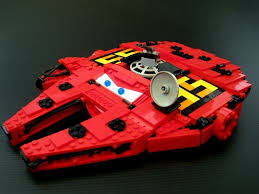 Lego Cars Lego Star Wars Moc Spotlight Star Cars Lightning Mcfalcon Or Millennium Mcqueen Or Something Star Wars Awesome Lego Star Wars Star Wars