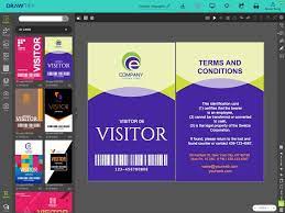 Sign in to use your created designs. Free Id Card Maker Make Employee Id Cards Visitor Card Online Drawtify
