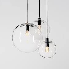Modern crystal wine glasses chandelier ceiling lights pendant lamp led lighting. Modern Nordic Pendant Lights Clear Globe Glass Pendant Lamps Ball Led E27 Light Fixtures For Living Room Kitchen Lustre Pendant Lights Aliexpress