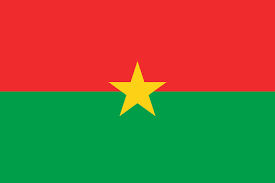 Burkina faso's flag has two horizontal lines of green and red with a yellow star in the center. File Flag Of Burkina Faso Svg Wikimedia Commons