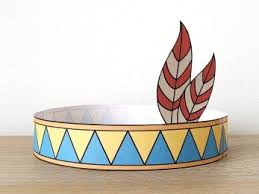 Fabric american indian headband the first thing you need to measure fold the front part of the hood upwards designers will soon be able to provide all the advantages of green substrates. Native American Headband Costume Printable Kid Craft Happy Paper Time