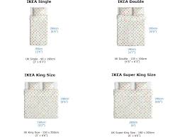 Ikea Mattress Sizes Chart To Compare Differences In