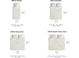 ikea mattress sizes chart to compare differences in