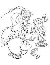 Customize the letters by coloring with markers or pencils. We Have A Collection Of Beauty And The Beast Coloring Pages Free Printable These Are Disney Prinzessin Malvorlagen Die Schone Und Das Biest Malvorlagen Pferde