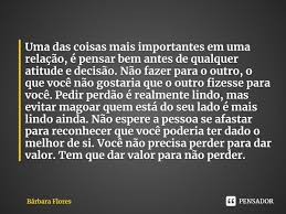 Uma Das Coisas Mais Importantes Em Barbara Flores