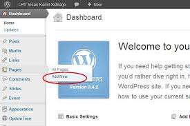 Daftar akun wordpress · 2. Cara Membuat Page Dan Menus Pada Wordpress Adam Designer