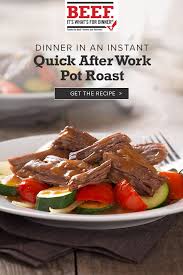 After Work Beef Pot Roast Recipe Pot Roast Recipes Food