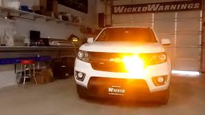 New Chevy Colorado Emergency Strobe Lights For Trucks Youtube
