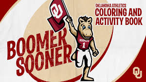 Click on the coloring page to open in a new window and print. Sooner Jr Kids Club University Of Oklahoma