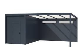 Fonteyn Aluminium Tuinhuis Ultra Modern San Diego 10k 6m Breed Tuinhuis Achtertuinideeen Tuinschuur