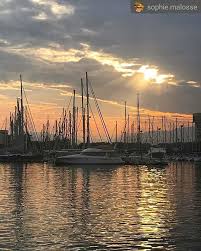Golden Harbor Photo By Sophie Malosse Harbor Sailboats Rayoflight Sun Fallvibes Mediterranean Langue South Of France Languedoc Roussillon Fall Vibes