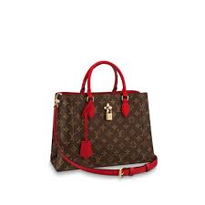 LV Louis Vuitton Sac bandoulière femme FLOWER TOTE sac à main coquelicot  rouge - Cdiscount Bagagerie - Maroquinerie