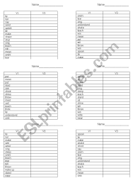mini past participle verb quizzes