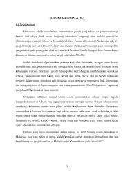 Savesave sistem demokrasi berparlimen di malaysia for later. Bentuk Pemerintahan Di Malaysia Adalah