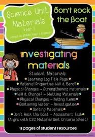 Don T Rock The Boat Investigating Materials Year 1 Science Student Materials Science Student Science Units Science