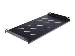 1u Fixed Mount Vented Shelving Unit 19 Inch Mounting Width Computer Cable Store