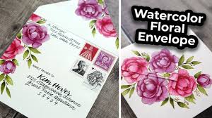 Maybe you would like to learn more about one of these? Watercolor Floral Envelope No Line Watercoloring Kwernerdesign Blog