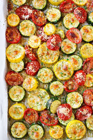 Roasted Garlic Parmesan Zucchini Squash And Tomatoes Cooking Classy