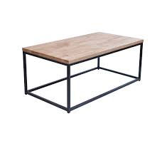 Coffee tables singapore i round marble top greyhammer. Mary Solid Oiled Oak Top Coffee Table With Black Metal Frame Designer Sofas4u