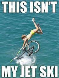 Jet Ski Fail Bicycle Bike Repair Bike