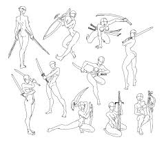 Pose Study Swords By Wyldcam Deviantart Com On Deviantart Anime Poses Reference Drawing Reference Art Reference Poses