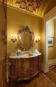 20 Gorgeous Wallpaper Ideas For Your Powder Room Bathroom Wallpaper Unique Bathroom Powder Room Decor