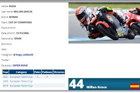 July 26, 2021 another heartbreaking news is arriving all its way from spain that the 14 years of age rider, hugo millan gracia died in a disastrous crash that occurred in the lesser title race at the motorland aragon in spain on sunday i.e. Rzzuya6efdtxm