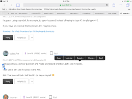 That only works if your keyboard has the ^ over the 6. How Do You Type Up An Exponent On A Ipad Apple Community