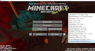 Minecraft 1.17.10.22 mod apk mod menu/premium cave update unlimited coins java edition apk mod guns free download minecraft pe android apps. 1 16 1 Mods Menu Only Showing Up On The Main Menu Not In Game R Minecraftforge