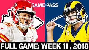 We provide fixtures, live scores, results and tables from the premier league, serie a, laliga, the bundesliga, ligue 1 and other top tournaments such as the. Kansas City Chiefs Vs Los Angeles Rams Week 11 2018 Full Game The Greatest Mnf Game Ever Youtube