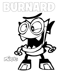 Mixel Coloring Page Burnard