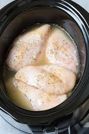 Cover and cook on low for 6 to 7 hours. Easy Crockpot Shredded Chicken Kristine S Kitchen