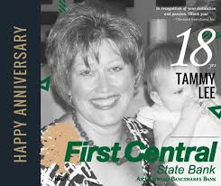 Happy work anniversary to Tammy Lee! We appreciate your commitment and  dedication to our organization over the past 18 years. Thank you for all  that you do.