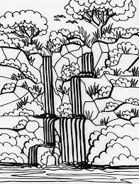39+ waterfall coloring pages for printing and coloring. Rainforest And Waterfalls Coloring Page Download Print Online Coloring P Jungle Coloring Pages Printable Christmas Coloring Pages Rainforest Coloring Pages