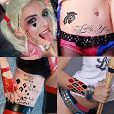 Amazon.com : 5 Sheets HQ Halloween Temporary Tattoos For Women Men Adults,  Joker Face Hand Tattoos Halloween Makeup Kit, Rapper Fake Halloween Tattoo  Stickers Cosplay Costume Accessories : Beauty & Personal Care