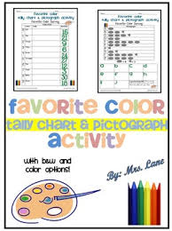 Favorite Color Tally Chart And Pictograph Activity