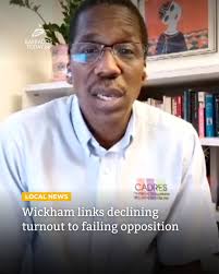 Political scientist Peter Wickham is urging the Democratic Labour Party  (DLP) to pay close attention to recent election outcomes in Jamaica and  Guyana, warning that low voter turnout in both countries signals