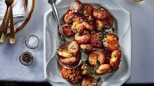 Smashed Baby Red Potatoes Recipe Red Potato Recipes Recipes Potato Side Dishes