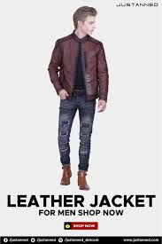 Great Collection Of Leather Jacket For Men At Fastest Growing Online Shopping Site In India Justanned In 2020 Leather Jacket Style Mens Jackets Stylish Leather Jacket