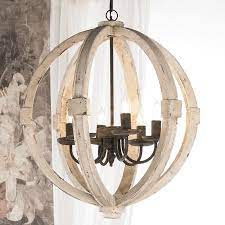 Gallery of white washed wood chandelier. Distressed Wood Sphere Chandelier Sphere Chandelier Wooden Chandelier Wood Chandelier