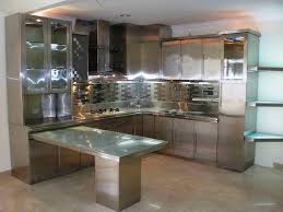 Update your kitchen decor with new kitchen cabinets. Pretty Metal Kitchen Cabinets With Wooden Door Also Wooden Countertop And Wood Industrial Decor Kitchen Modern Kitchen Cabinet Design Industrial Kitchen Design