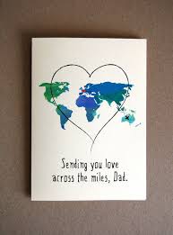 Birthday Message For Father Long Distance Fathers Day Card Long Distance Relationship International Fathers Day Fathers Day Gift Custom Dad Ca Dad Birthday Card Message For Dad Relationship Map
